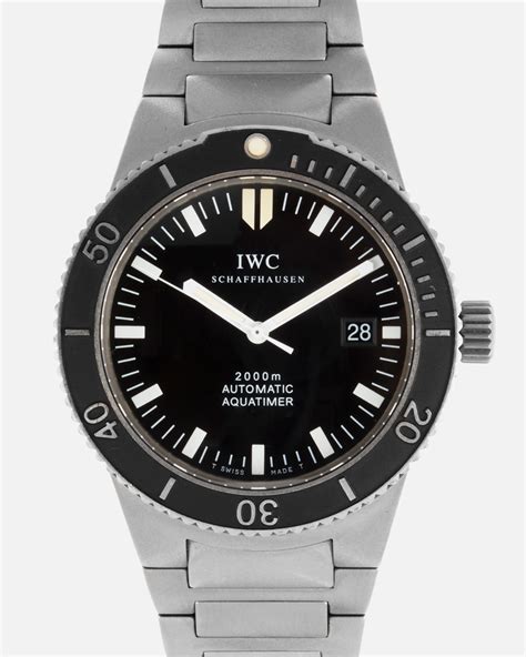 iwc aquatimer vintage|iwc aquatimer 2000 titanium 3536.